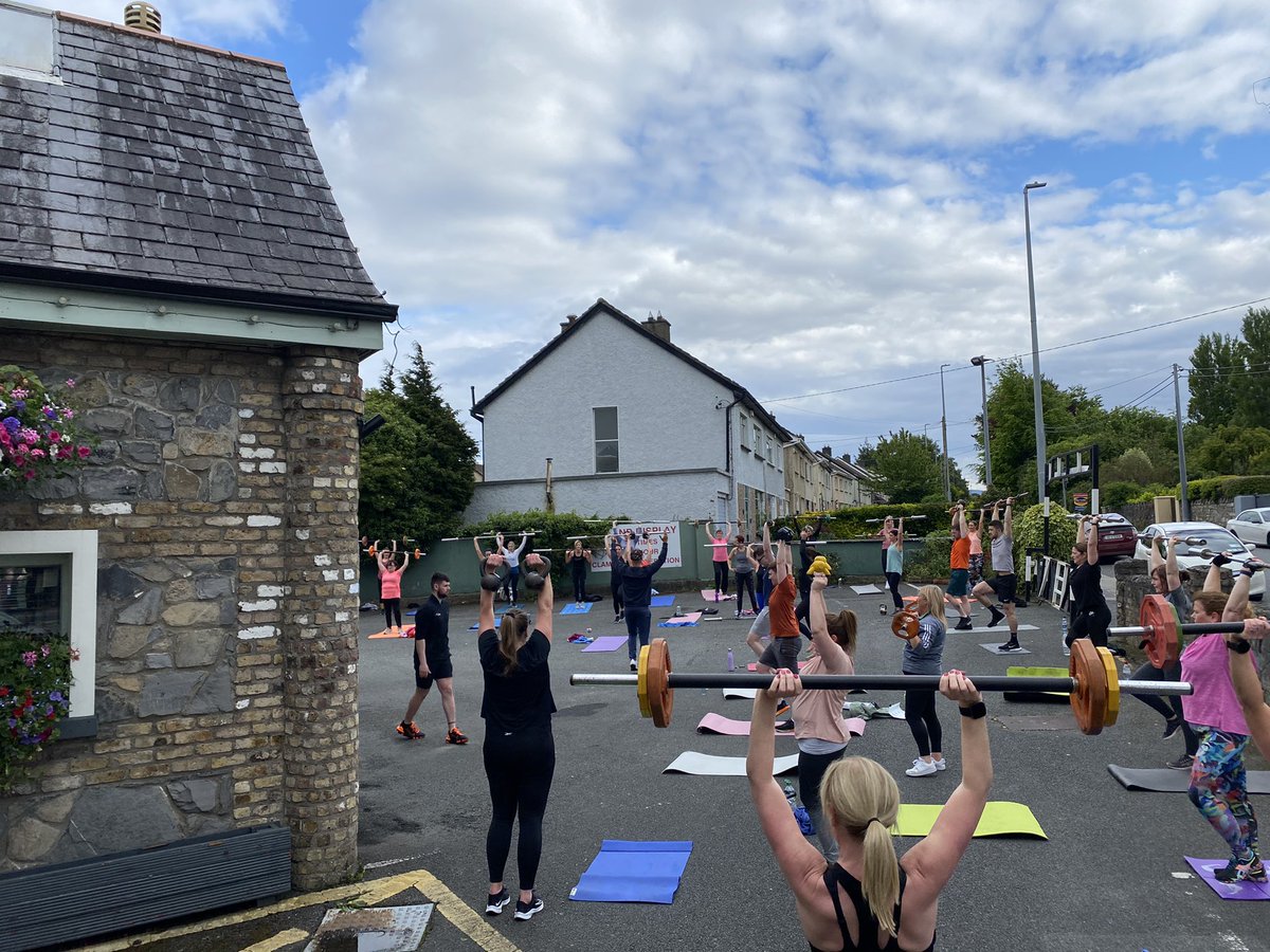 #fit4reopening every Tuesday/Thursday 6pm Saturday 10am