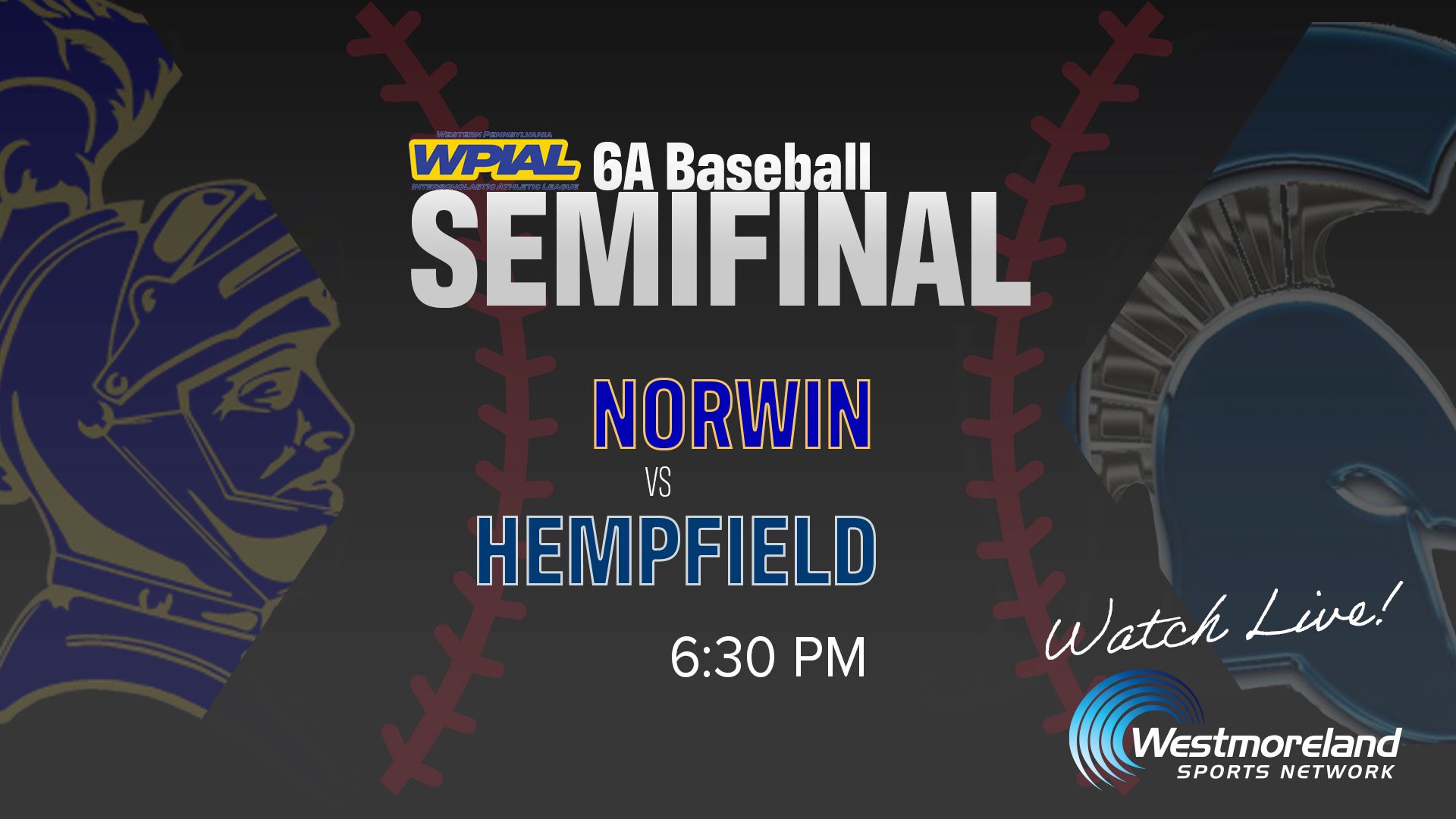 Westmoreland Sports Network on Twitter "Watch the WPIAL 6A Baseball