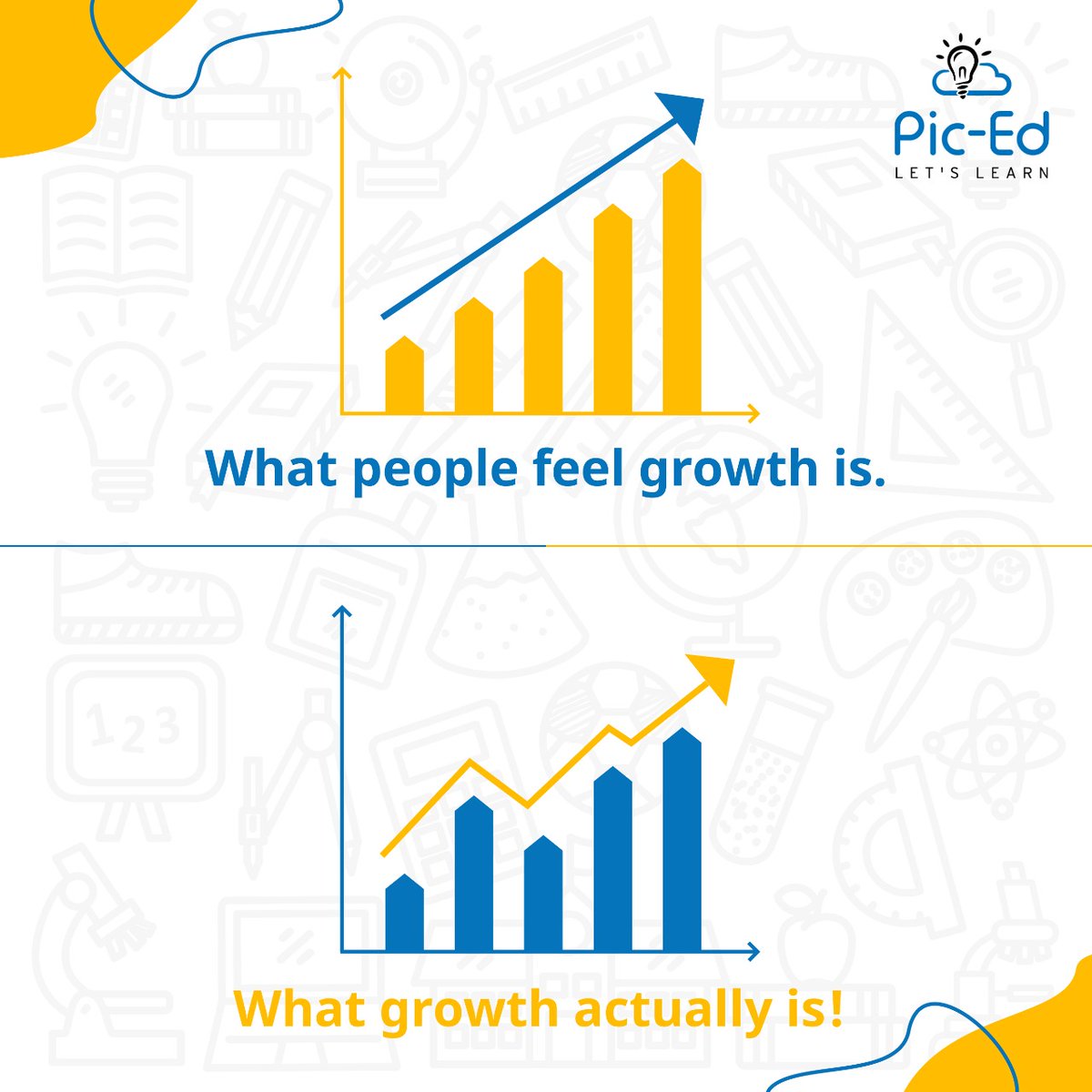 PicEdUg's tweet photo. Growth is never linear, it is a commitment to choose a path and stick to it despite all odds.

Let's make a commitment towards growth, follow Pic-Ed.

#Piced #onlinelearning #PickEducation #LearnWithPiced #growwitheducation #education #digitaleducation #digital #growth #career https://t.co/nPIQRzRVRd