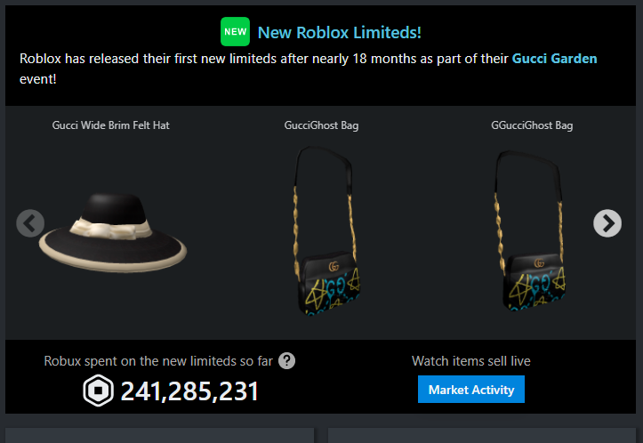 This Is Limited.  Roblox Item - Rolimon's