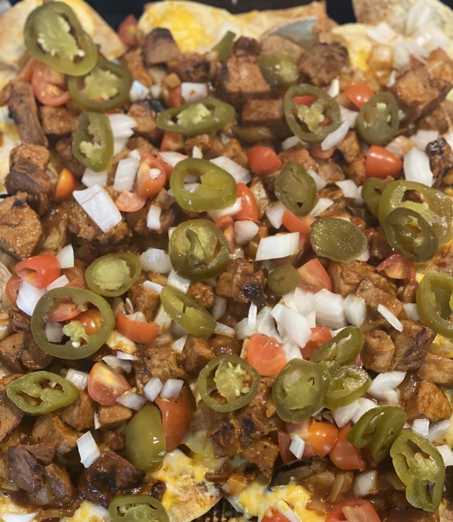 BBQ Pork nachos. 
Idk how you could have an issue with these, but it’s the internet so..