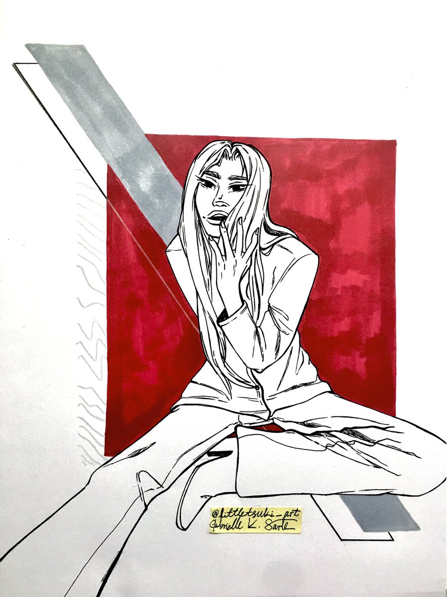 Littlebuwan_art's tweet photo. Song: I’M NOT COOL 
*
*
*
#hyuna #hyunaimnotcool #imnotcool #arteza #arteazaworld #copic #traditionalart #graphicdesign #papermate #inkjoygelpens #art #illustration https://t.co/DHOIK0ykTB