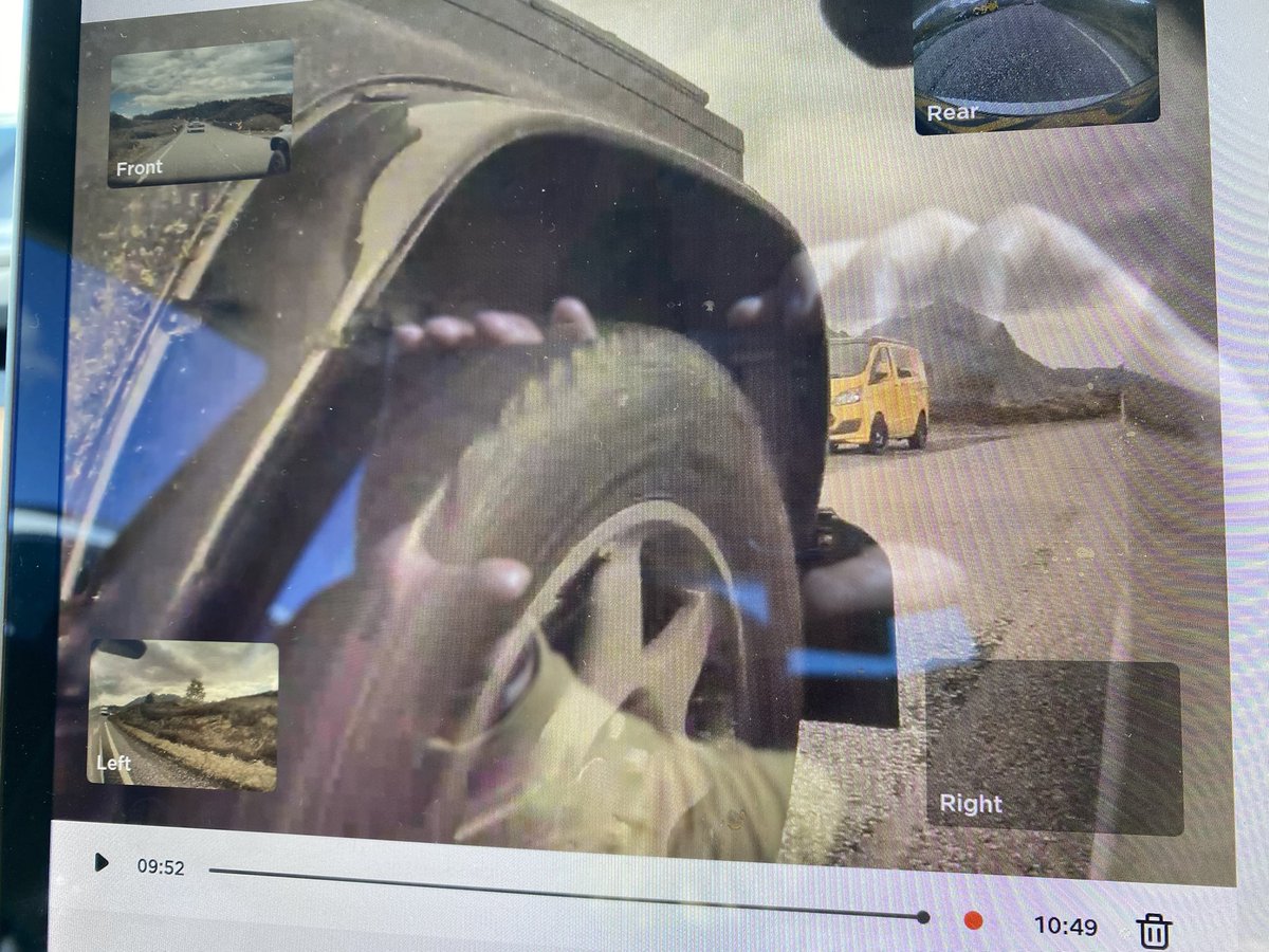 rawsco's tweet photo. @LochabSkyePol this is how close this idiot came to hitting my family today on the a87, 4 or 5 cars driving dangerously in traffic you can see his forward view. PM to get the dash cam footage if interested taking further #CL55MUD https://t.co/YVvHve9t8S