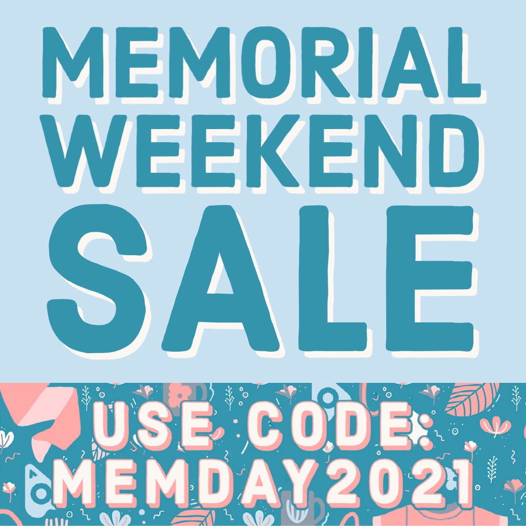 WeejaPeeja's tweet photo. We are having a Memorial Day sale this week 5/25-5/31! Discount is applied automatically on E/tsy, use code MEMDAY2021 for the website! 💖 @monarobot @STABLERCAKE @cryptoglitter @CoeyKuhn @ShyCustis @mayakern @Trungles @bluehalodraws https://t.co/vu2dSzWTB4