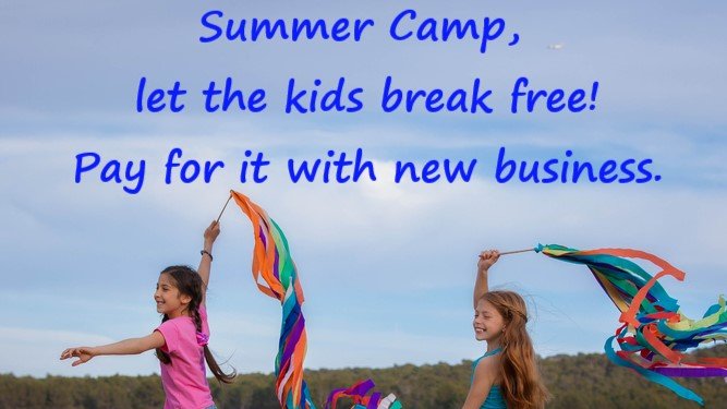 BBUBarter's tweet photo. Reserve your kid's spot now! We expect a sold-out season! It's been a long year and the kids need a break to just be kids again.  No kids? Sponsor a key employees kids camp program and pay with BBU Dollars!  860-583-2281
#BBUBarter #Barter #BBU #EmployeePerks #Summercamp https://t.co/IGYbTl67SW