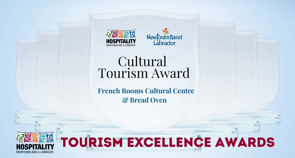 HospitalityNL's tweet photo. Congratulations to French Rooms Cultural Centre and Bread Oven , 2021 recipient of the Cultural Tourism Award. 

#TourismCounts https://t.co/UWrg12rwal