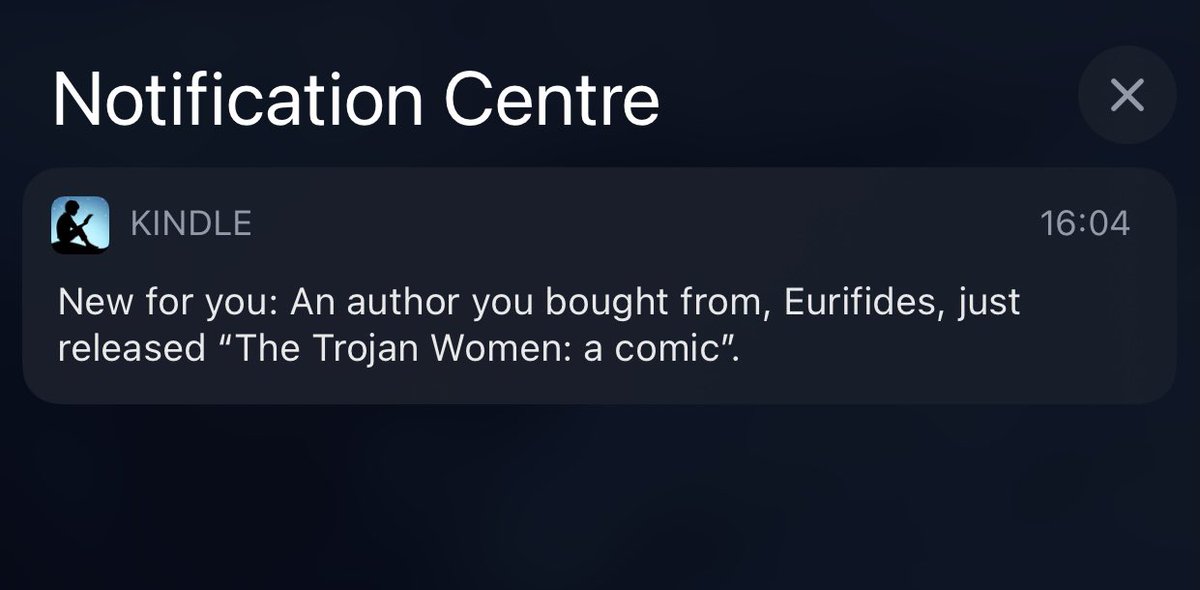 Thrilled to hear that following a creative break of some 2,400 years, Euripides has started publishing again
