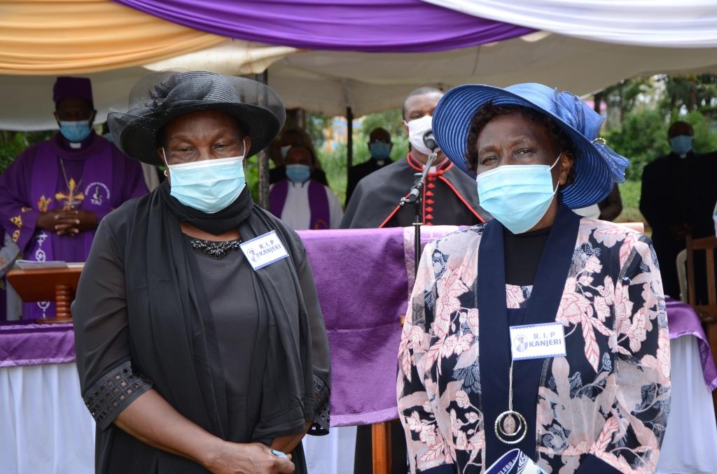 LATE WALTER NDAMBO KIARIE BURIED AT KABETE

The 6th Mt. Kenya South, Rt. Revd. Canon Charles Muturi earlier today presided over the funeral service of the Late Walter Ndambo Kiarie at St. Paul's (Mother Church) Kabete.

Mzee Walter was the  father to Revd. Kiarie Ndambo.