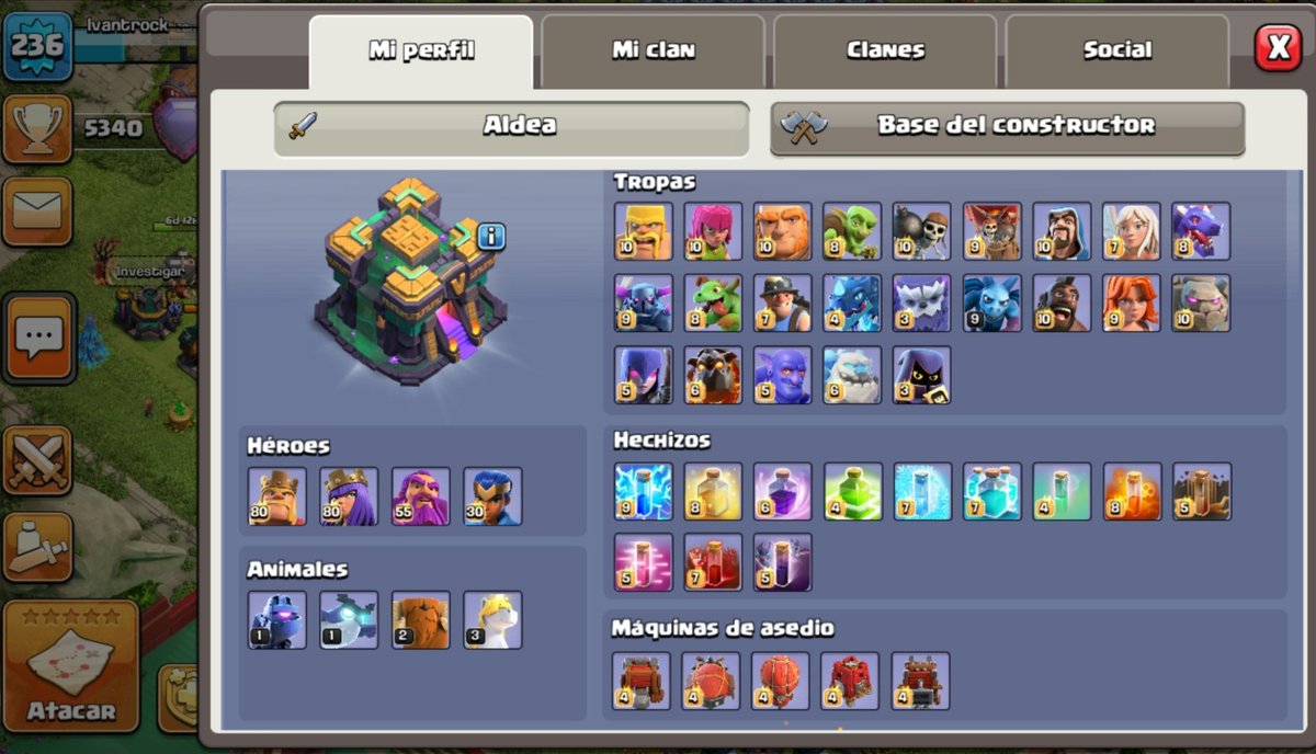 IvantrockCoC's tweet photo. Primer objetivo reyes full ✅
Catapultas ✅
Infernó ✅
Tropas ✅
Teslas ✅
Chozas ✅
Cañones ⭕
Muros...... 👻
Así vamos poco a poco a ver si no sale la actualización de los demás antes. #goFarm
@BlueGaming_BB @ADN5071 https://t.co/ihkvEGNxSX