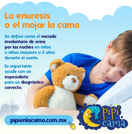 ferringmx's tweet photo. El Día Mundial de la Enuresis se celebra  cada año en el último martes del mes de Mayo con el lema “Es hora de actuar”, con el objetivo de incrementar el conocimiento acerca del padecimiento y promover su diagnóstico. 
Link de la página. 
#bedwettingday https://t.co/MKoejrVVe8