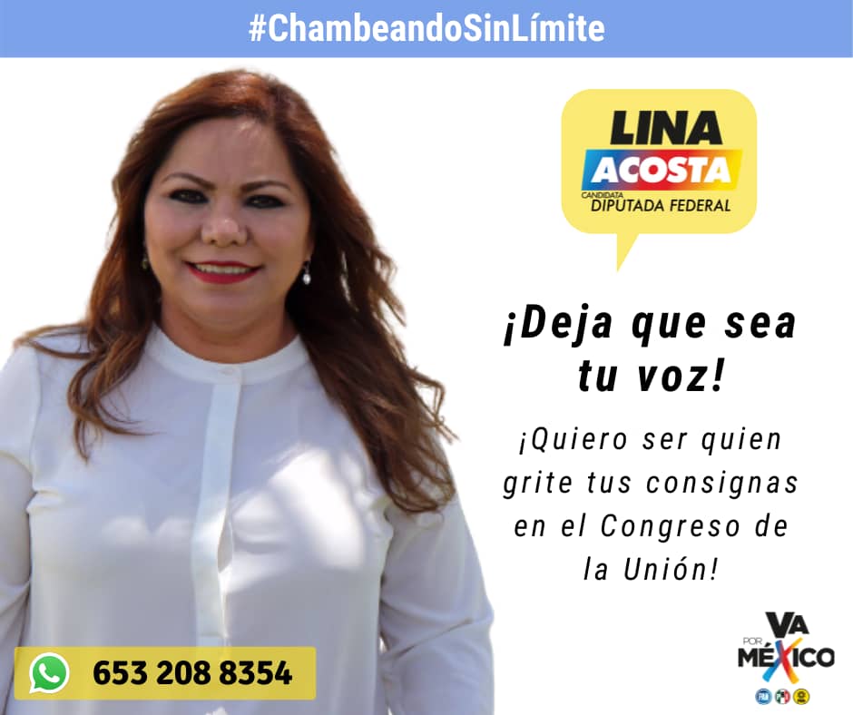 LinaAcostaCid's tweet photo. El próximo 6 d junio #TuDecides alcanzar una verdadera #Pluralidad en la Cámara de Diputados - H. Congreso de la Unión o que se continúe con. U. #GobiernoDeCaprichos #ChambeandoSinLímite #VaPorMéxico https://t.co/JkJacUatWx