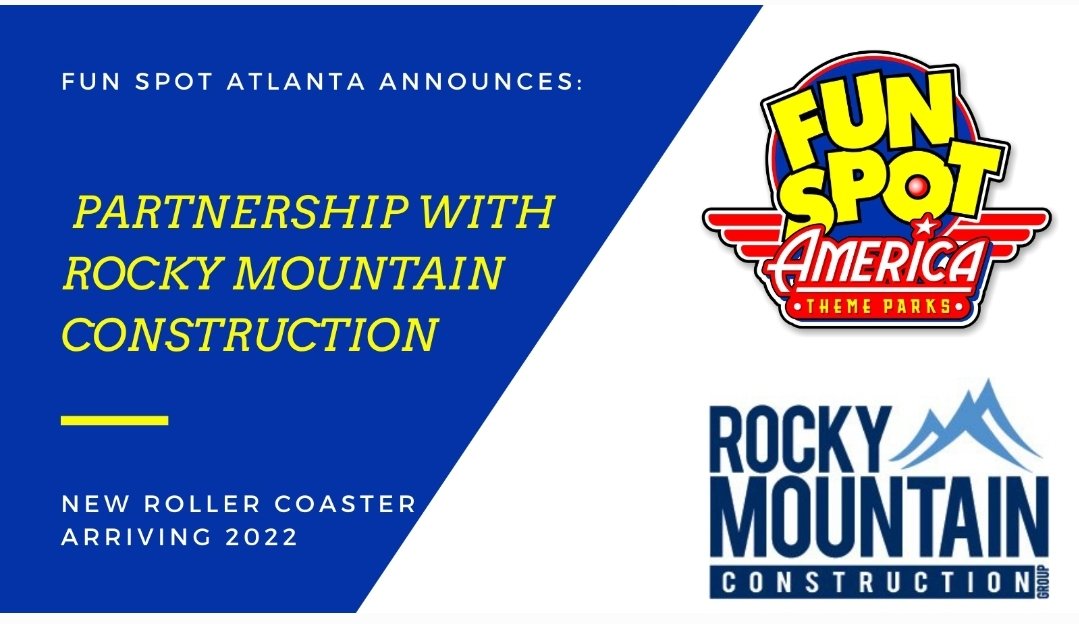 Midway_Mayhem's tweet image. ***BREAKING***

Fun Spot to partner with Rocky Mountain Construction for new coaster project! The ride will open in 2022 at their Atlanta location!

The park is hoping to pair up with a local sports team for naming / sponsorship.

#funspot #funspotamerica #funspotatlanta #rmc