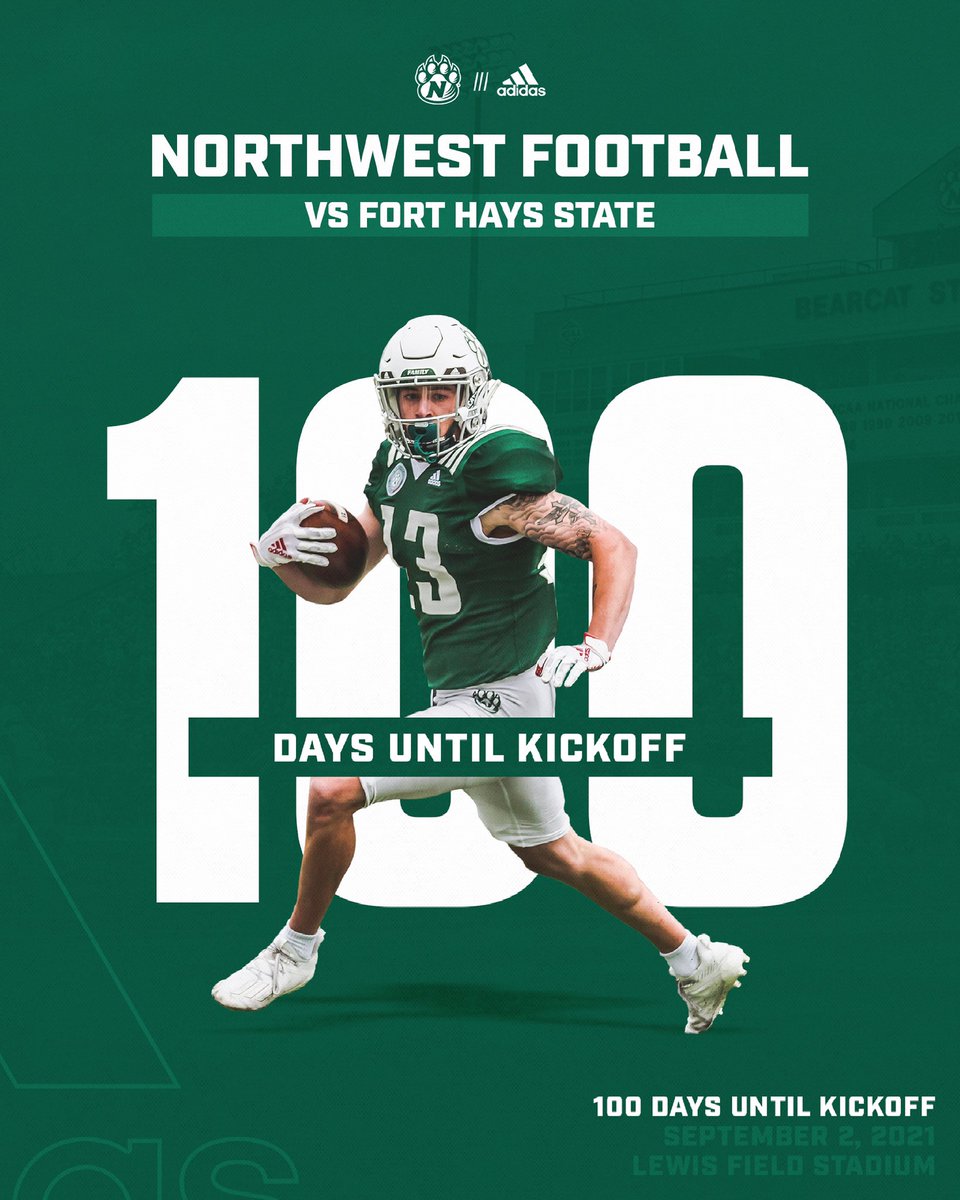 NWBearcat_FB's tweet photo. 💯 days away.

#RiseAsOne https://t.co/oywN9QT6V8