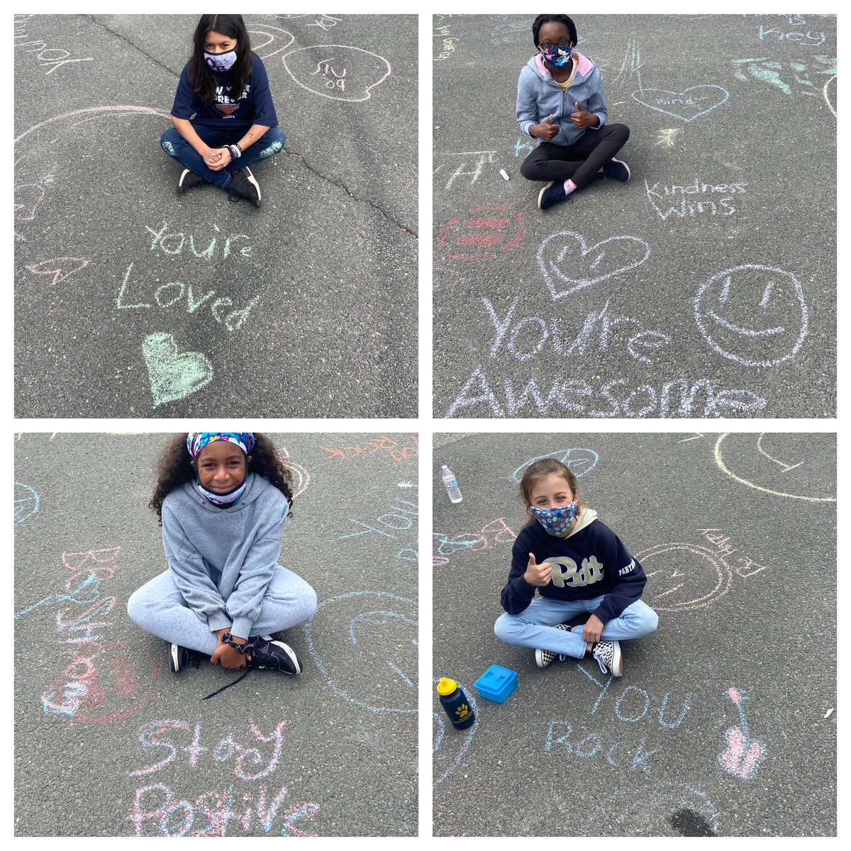 Spreading kindness to our fellow huskies during snack time today! #OBKindnessChallenge @OBKindness21 <a href="/OBPSMemorial/">OBTPS Memorial School</a>