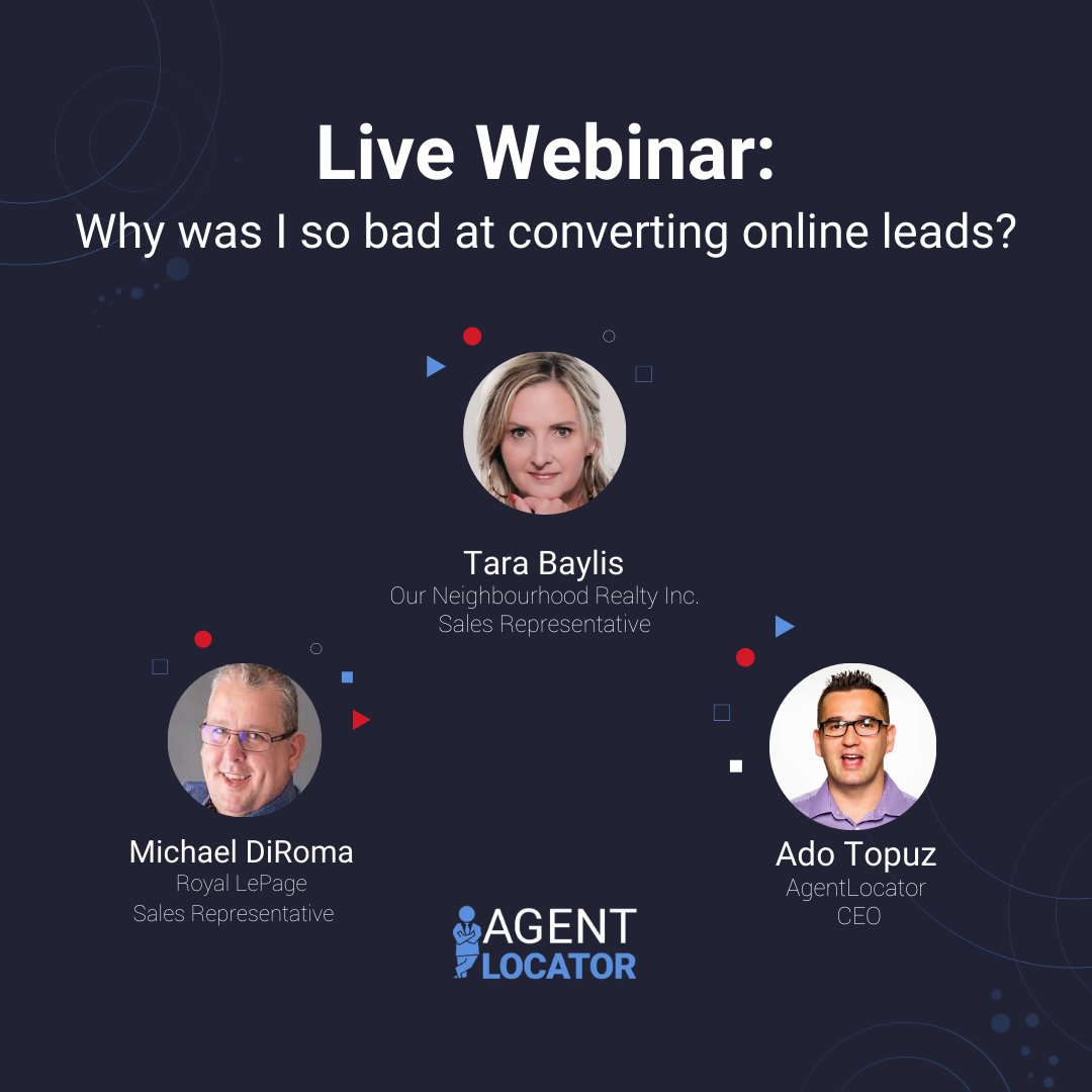 AgentLocator's tweet image. [LIVE WEBINAR] Why was I so bad at converting online leads?

Tara Baylis &amp;amp; Michael DiRoma share their secrets to success with online leads
📅 June 8th, 2021
🕐 1 PM EST

👉  Register here: us02web.zoom.us/webinar/regist…