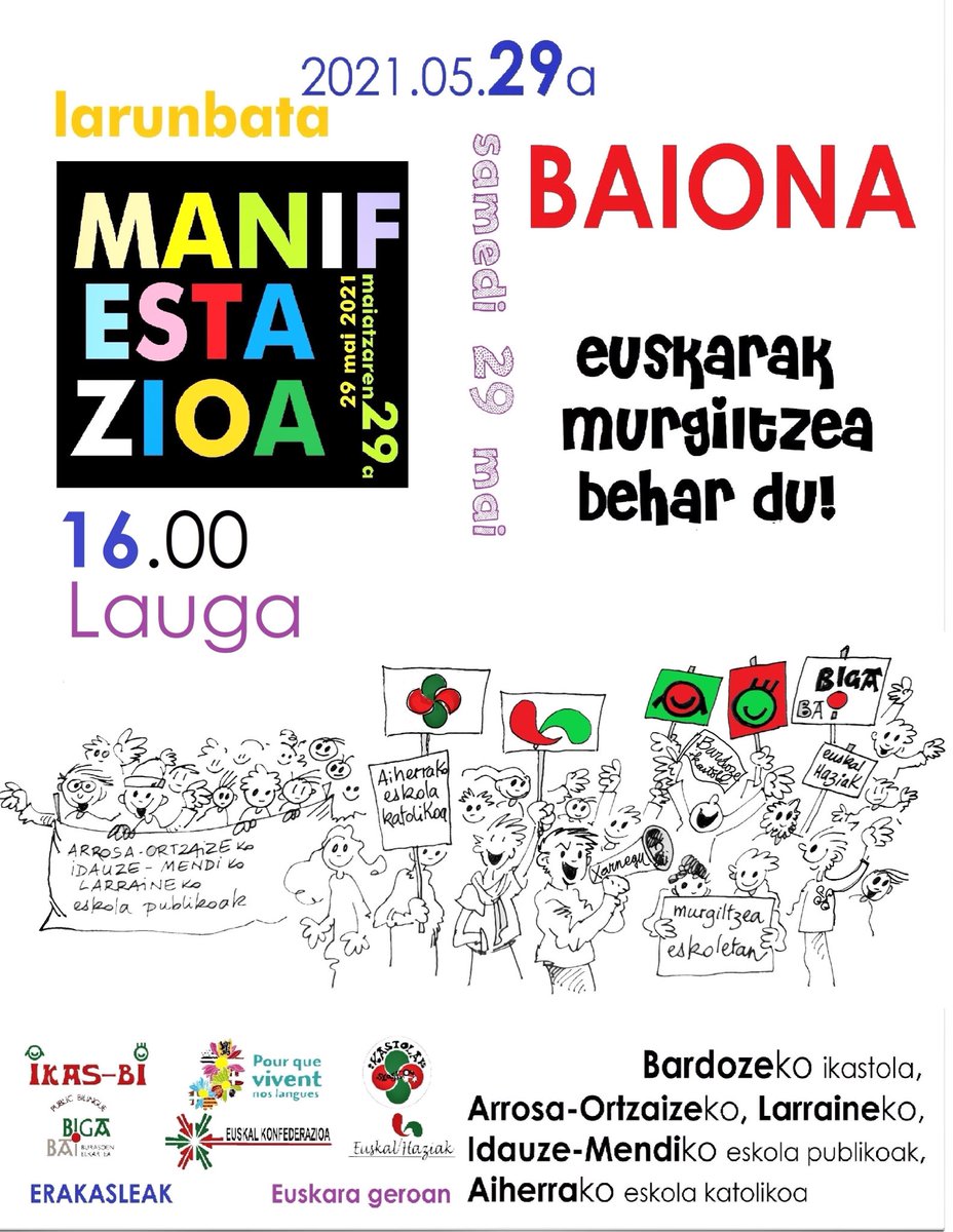 Larunbatean denak Baionara!