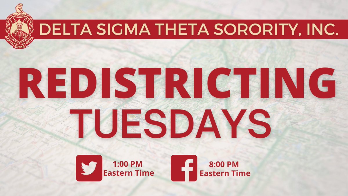 Welcome back to #ReDSTricting Tuesday! We hope you enjoyed last week’s conversation about advocacy and participation &amp; how to get involved with redistricting. 

If you missed it, here is the thread: x.com/dstinc1913/sta…