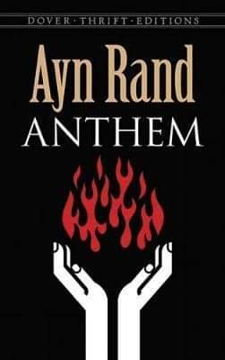 BibLincoln's tweet photo. Anthem by Ayn Rand. Anthem is a dystopian fiction novella by Russian-American writer Ayn Rand, written in 1937
The story takes place at an unspecified future date when mankind has entered another Dark Age. 
https://t.co/3drdMMia7D https://t.co/Wan5sVhHBr