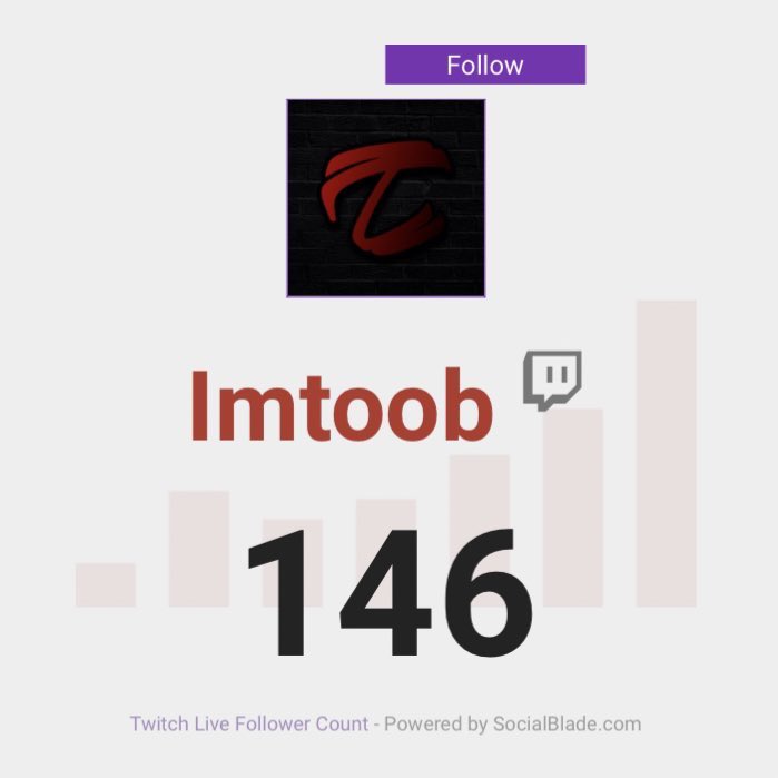 ImToob's tweet photo. Wanted to do this so I can see how my numbers on my main platforms have changed at the end of this year.
Thank you all for supporting me :) https://t.co/mzlp4qfVSX
