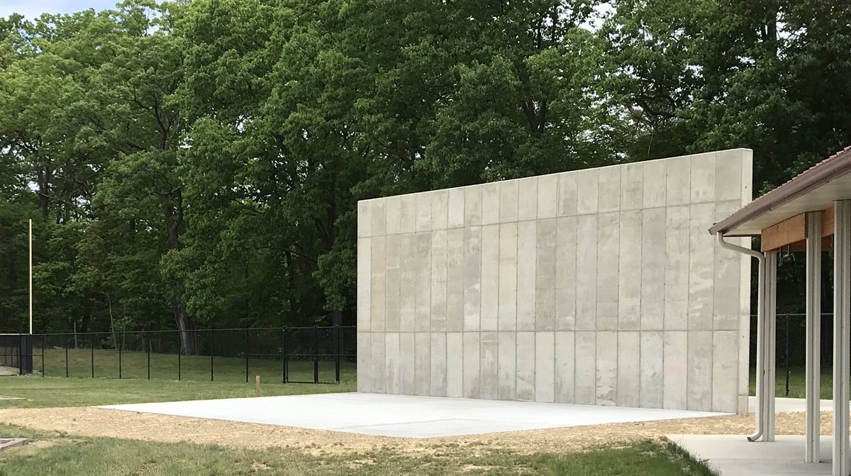 New wall is looking great #vclax #theoffseason