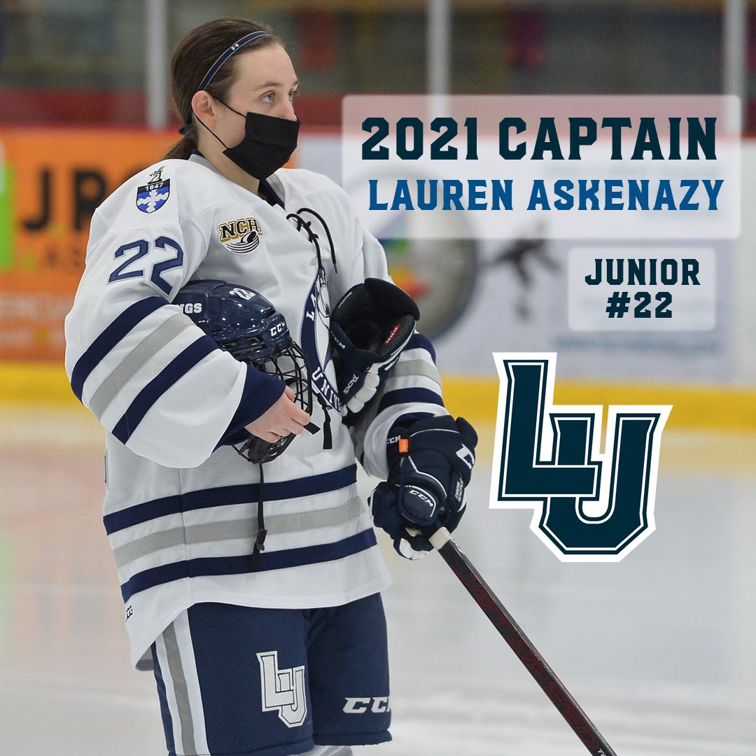 LUWomensHockey's tweet photo. 🚨Major Announcement🚨

We are excited to present our first ever captain in LUWH’s history as Lauren Askenazy! Please join us in celebrating our new captain! #LUVikes4Life #OnceAViking #AlwaysAViking #LUWH #MakeHistory #womenshockey #collegehockey #hockey https://t.co/rGd99txKRw