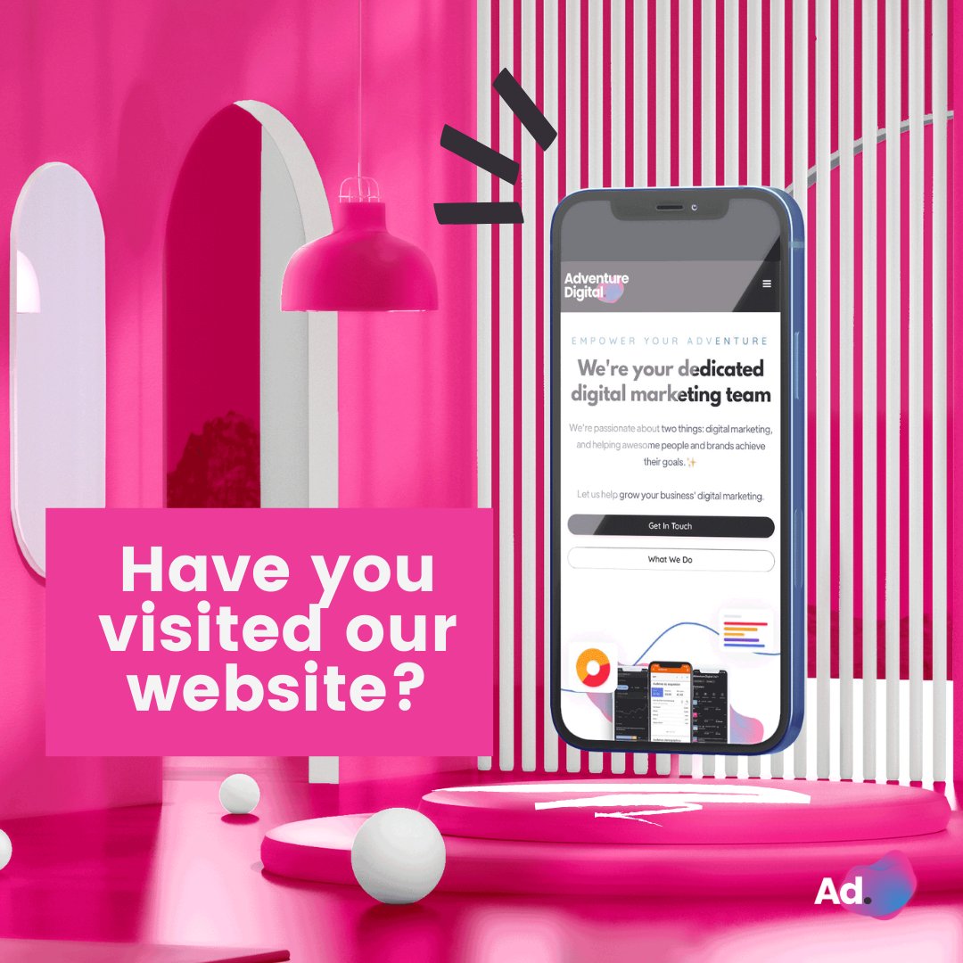 Guys, we've updated our website and we're not sure if you've seen it but we'd bloody love you to check it out. 
Jon's been beavering away to add a few nips and tucks to our site and we're very pleased with how it's turned out. 🤗

adventuredigital.co.uk