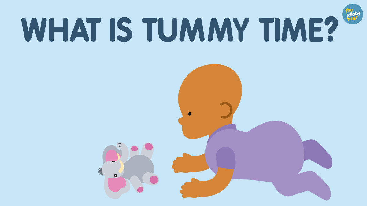 LullabyTrust's tweet photo. Tummy time is a great way for your baby to strengthen their back, arms and neck muscles and will help them learn to control their head, roll over and crawl. 

It's very important that your baby is awake when they are on their tummy and are supervised at all times. https://t.co/Tg20pQwAMv
