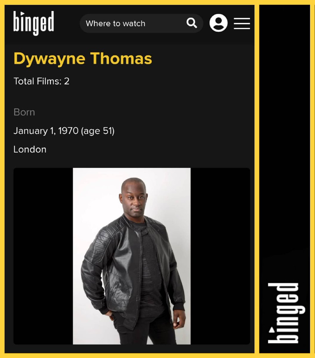 Dywayne_Thomas's tweet photo. Dear @Binged_,
Thanks for including me on your website. But that's not my date of birth.
I AM NOT 51 YEARS OLD! 😄
Where did you get this information from? Please #GetItRight 🤔
#RightName #WrongAge #SortItOut #Binged #India #ActorsLife #ActorProfiles #DywayneThomas https://t.co/VJmpAGw4ZD