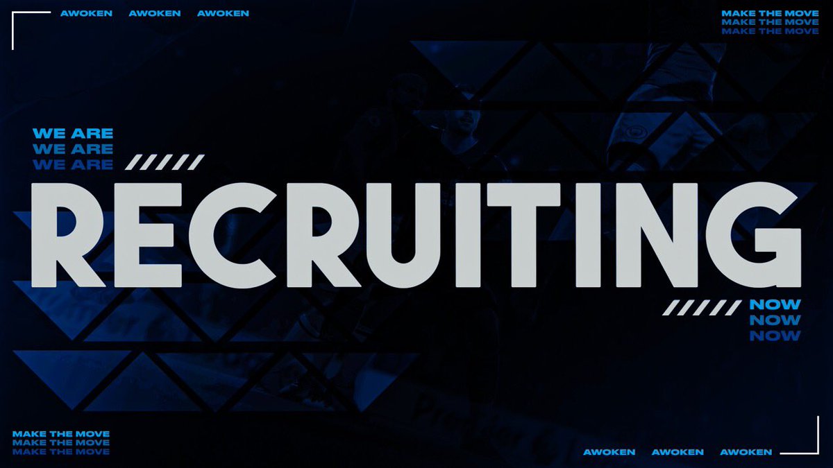 AwokenFIFA's tweet photo. We are back!! Rebranded as a new name and looking to take leagues by storm! 
We are recruiting all positions to show us what they’ve got for the upcoming @OfficialVPG league!🔥

#TeamAwoken https://t.co/CrA0sGKPFa