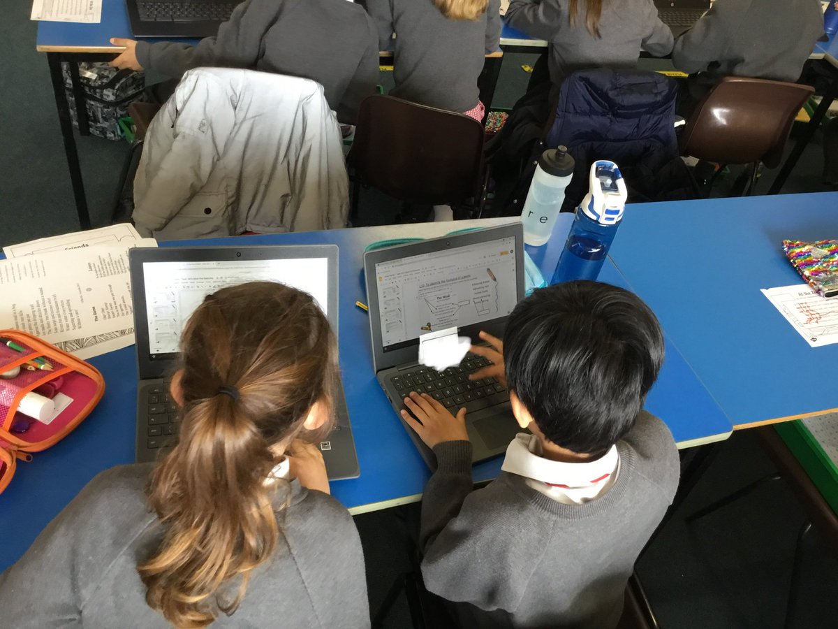 CC_Primary's tweet photo. 2️⃣ Year 2 have been busy today! They investigated the features of a poem using the Chromebooks in English. We were able to give our opinions too. #technologyinlearning https://t.co/4TlVyP6o71
