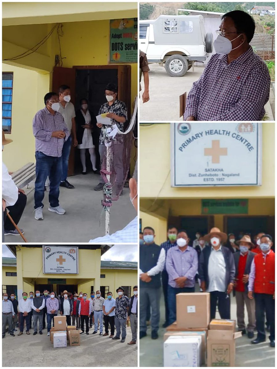 Visited CHC Satakha today, interacted with the Medical staff, Town council members and elders regarding the COVID 19 status under 33A/C Satakha. <a href="/Neiphiu_Rio/">Neiphiu Rio</a> <a href="/pangnyu/">S Pangnyu Phom</a>
