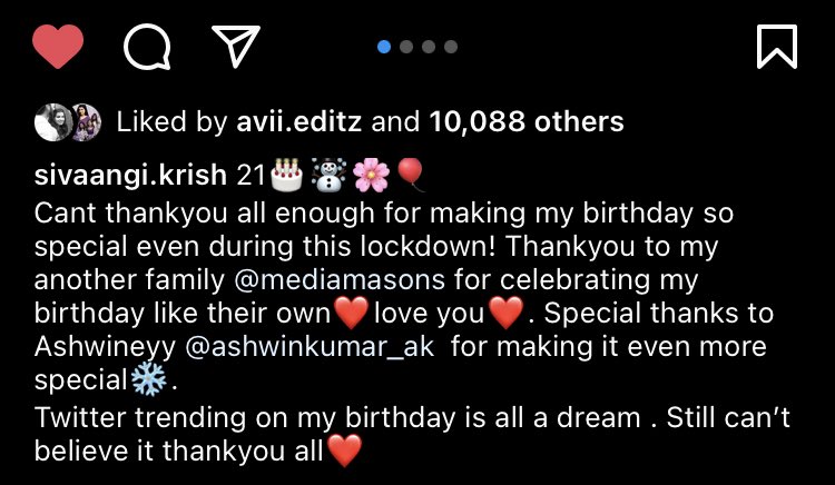 zaarahhhhhh's tweet photo. Okay ellam polam😭💜

Caption uh paarunga da dei!
#HBDSivaangiMaa https://t.co/NeGw3TjglG