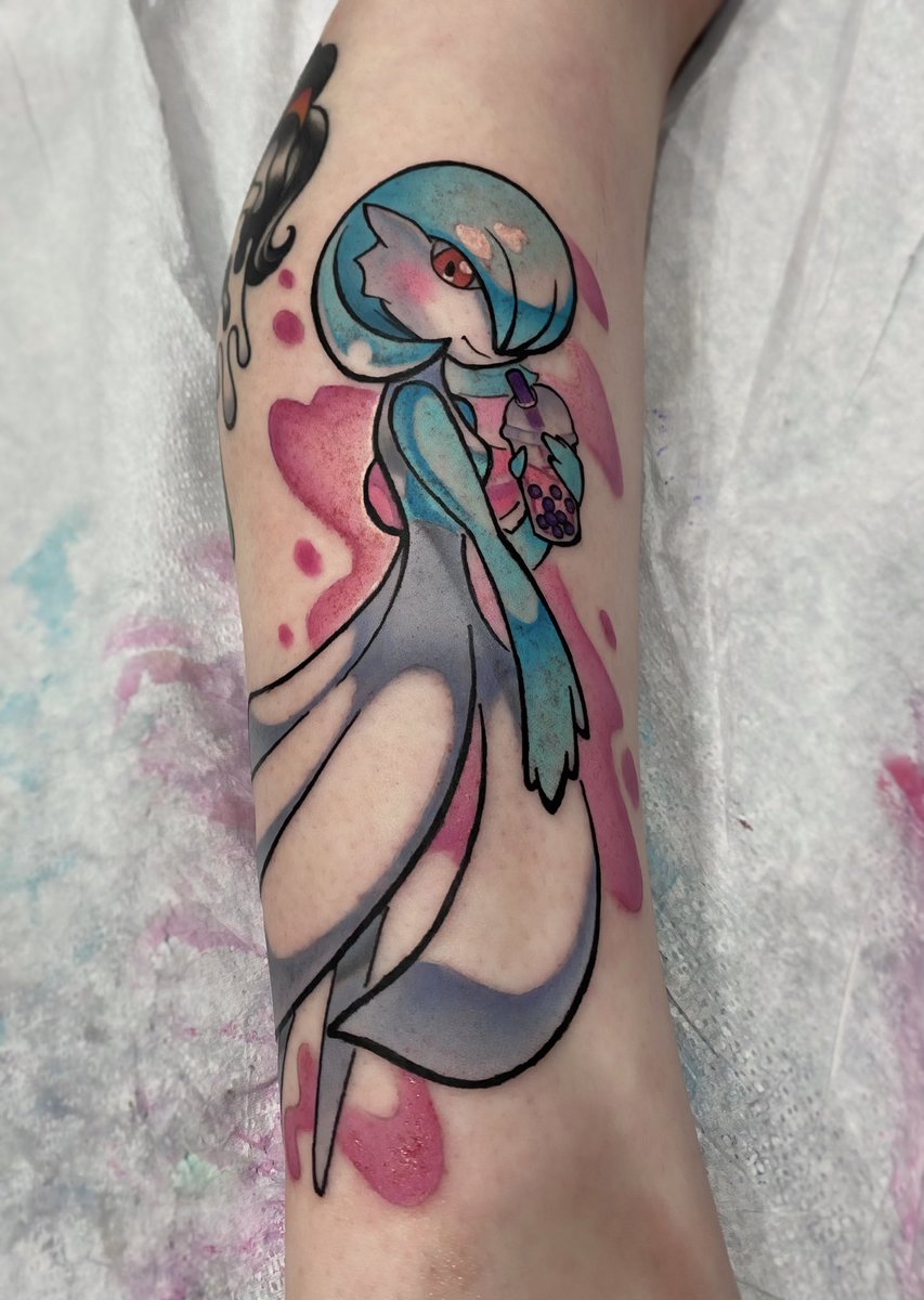 Gardevoir Tattoo Design (Shiny) - Nicole's Ko-fi Shop