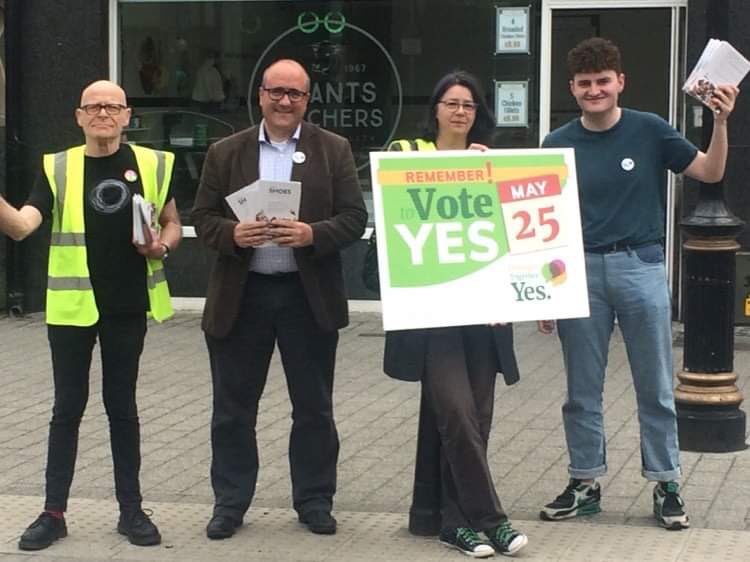 a4cderry's tweet photo. We want decriminalisation for our siblings in the south. We want to see #FreeSafeLegalLocal become a reality across this island. 

Health ministers who stick their head in the sand (or purposefully obstruct abortion services) need to do their job, or step aside. #ReactiveRepeal https://t.co/zIFS4hzuaj