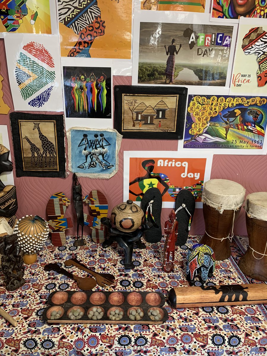 care_lcc's tweet photo. Lesley at Home Lea is all set to celebrate Africa day with customers and staff  #AfricaDay 
#LCCCareDeliveryService https://t.co/0itFWl1R04