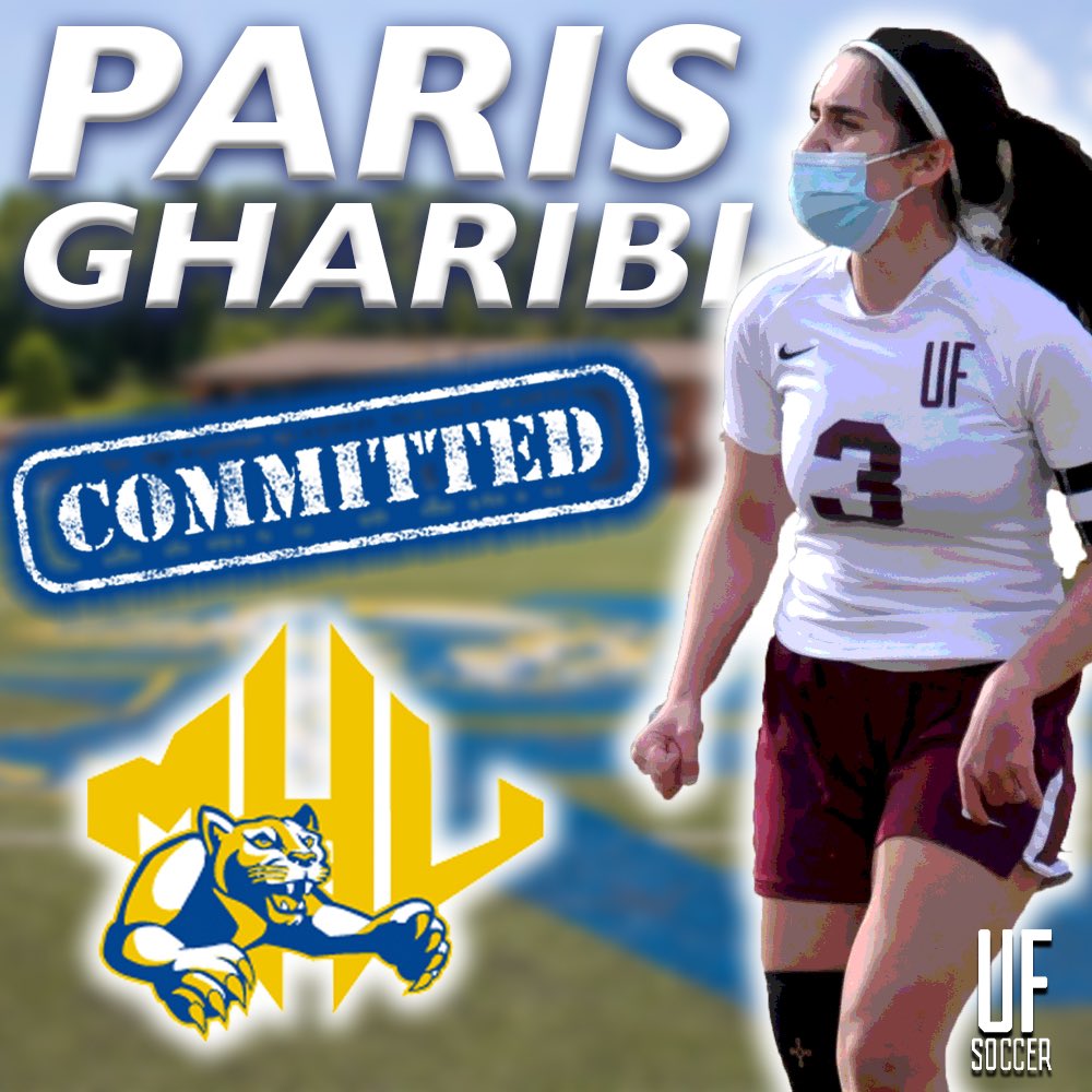 UFCA_Athletics's tweet photo. Congratulations to Paris Gharibi on her commitment to @MHUwomenssoccer! #FaithGirls #UFSoccer https://t.co/onHHu5pggg