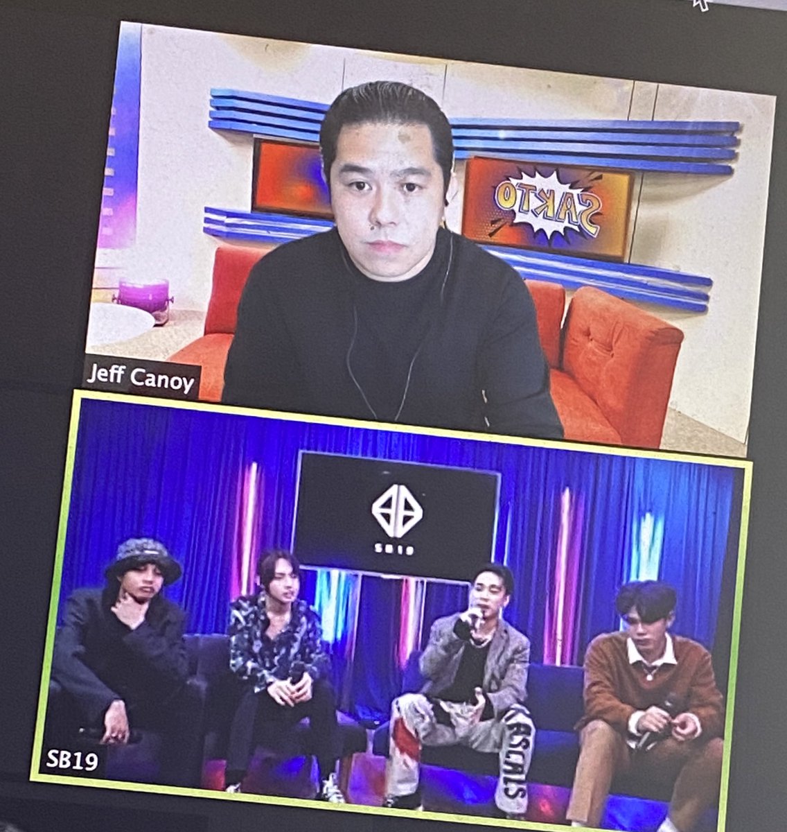 saoirse091019's tweet photo. Media day ata nila 'to, they had their interview sa GMA and ABS-CBN ^_^

@SB19Official #SB19 https://t.co/1OcGZdYYzd