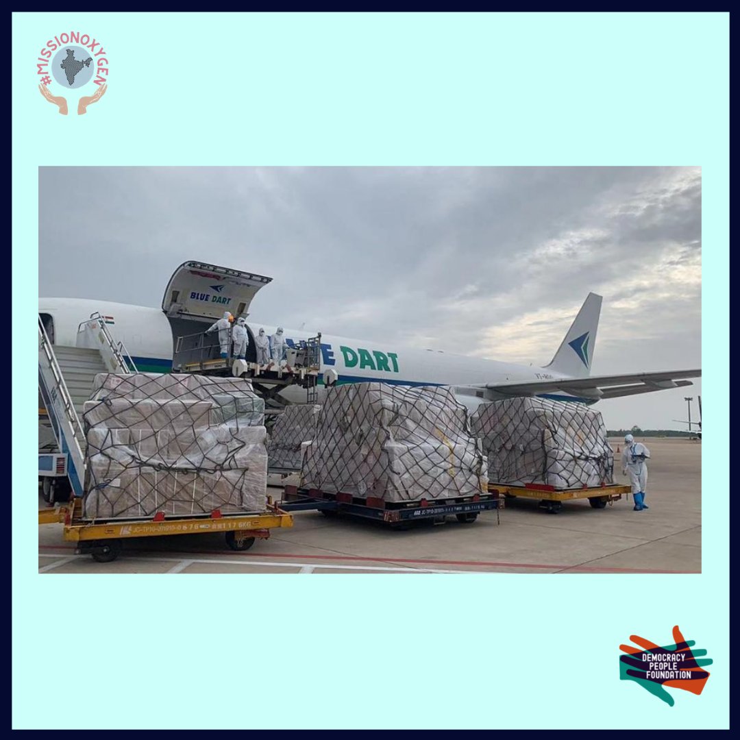 950 Oxygen Concentrators have left China and are on their way to India. 🙏🙏
.
#missionoxygen #IndiaFightsCOVID19