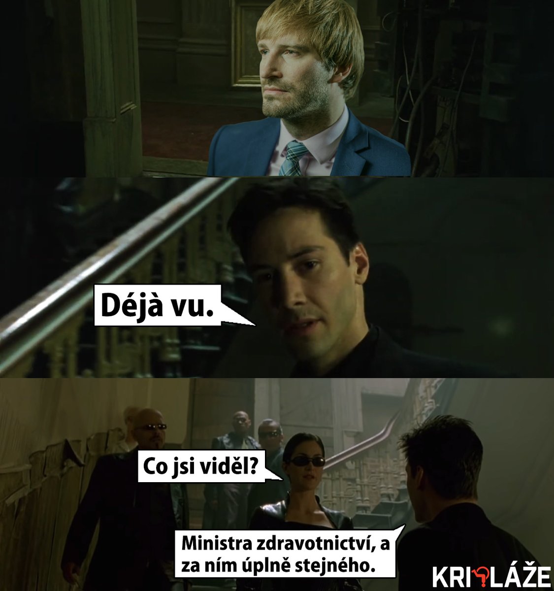 kriplaze's tweet photo. Asi žijeme v Matrixe #kripláže #vojtech #adamvojtech #matrix #babis https://t.co/sR6FwiXfgU