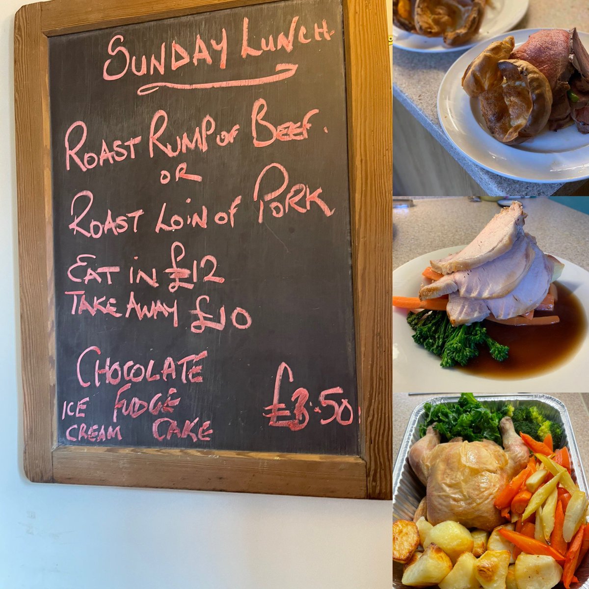 ChefFielding's tweet image. Sunday lunch on the new patio area then? Sunshine is forecast 👍👍