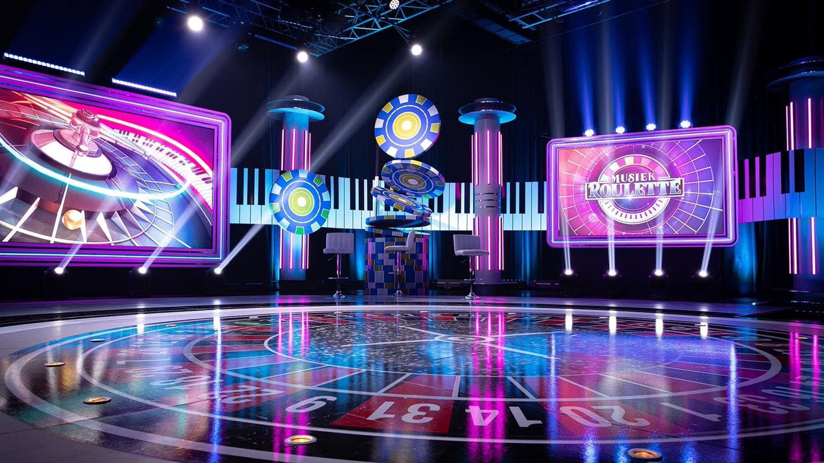 Robelighting's tweet photo. Mellow Yellow Entertainment wanted a new look for “Musiek Roulette” so #lightingdesigner Ryan Lombard created a rig using @Robelighting #Tetra2, #miniPointe, #LEDBeam100, #LEDWash300, #MMX Spot &amp; #600eBeam luminaires supplied by Blond Productions.

https://t.co/VUMHMdVbiy https://t.co/eehuvx7Z4V