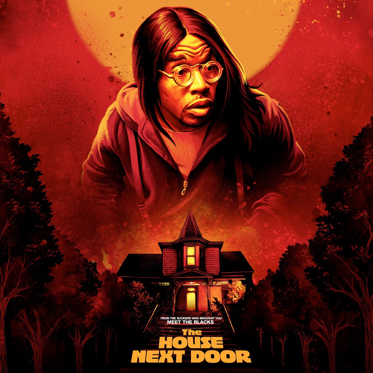 MeettheBlacks's tweet photo. The Blacks are BACK in time for summer!! The House Next Door starring @TyrinTurner as Rico @Breshawebb as Allie Black &amp; @kingbach as Freezee flying into theaters June 11th 🦇 TICKETS ON SALE THIS WEDNESDAY, MAY 26TH‼️ #THND #meettheblacks2 #tyrinturner #breshawebb #kingbach https://t.co/Mf6s0sALJo