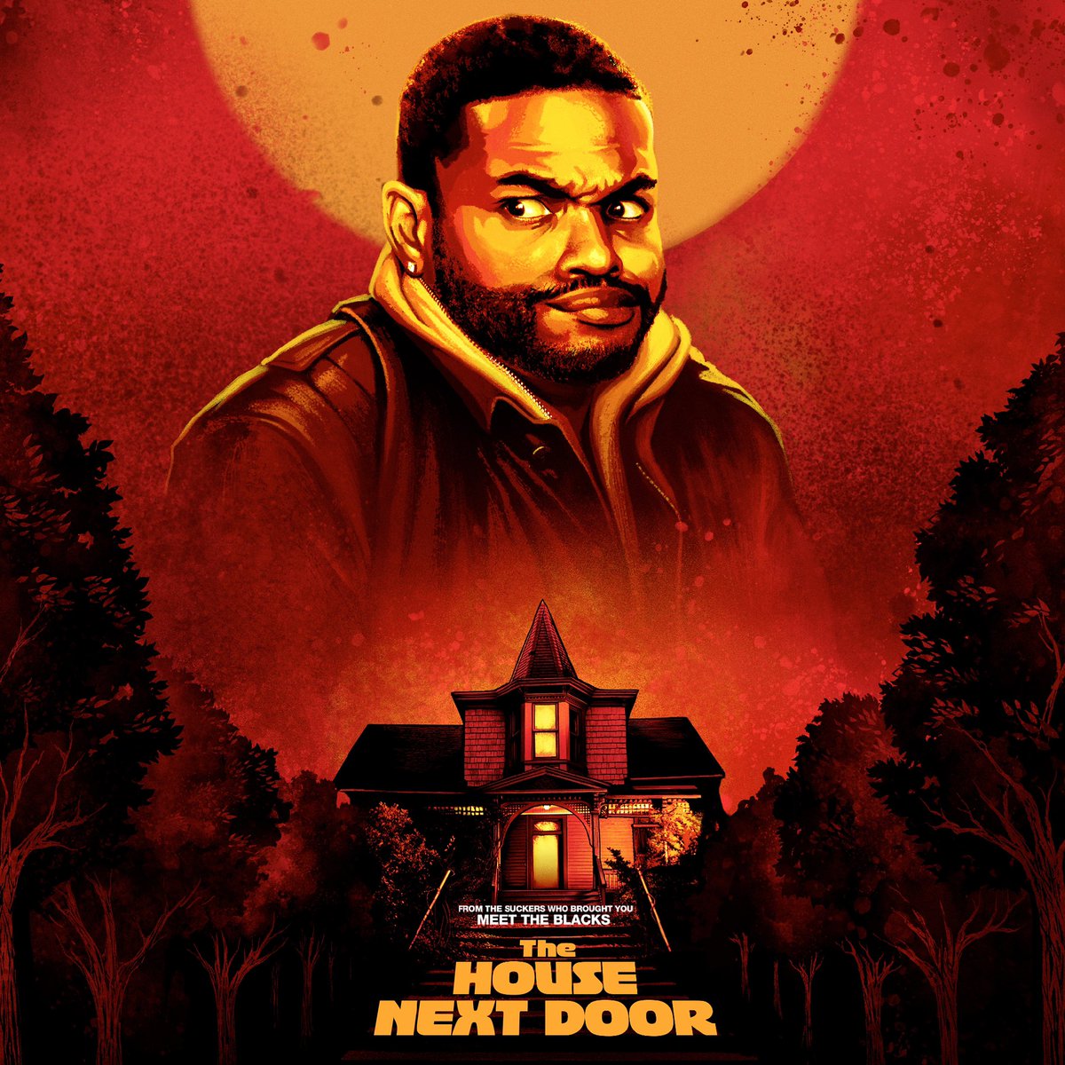 MeettheBlacks's tweet photo. The Blacks are BACK in time for summer!! The House Next Door starring @TyrinTurner as Rico @Breshawebb as Allie Black &amp; @kingbach as Freezee flying into theaters June 11th 🦇 TICKETS ON SALE THIS WEDNESDAY, MAY 26TH‼️ #THND #meettheblacks2 #tyrinturner #breshawebb #kingbach https://t.co/Mf6s0sALJo
