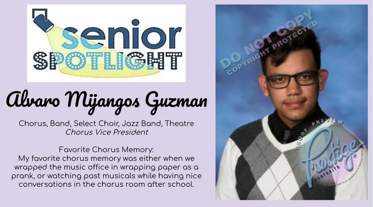 MrsPadillaHBHS's tweet photo. We are continuing our Chorus #seniorspotlight series with our Vice President, Alvaro Mijangos Guzman! #hbhschorus #HBStrong https://t.co/vmf9tuD2rK