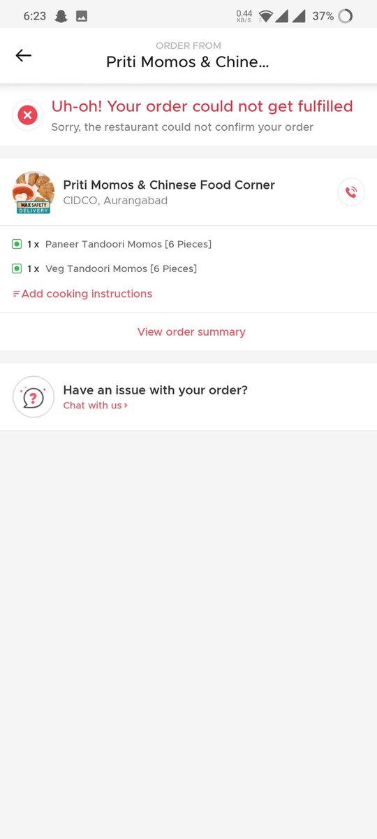 _Kanhya_'s tweet photo. I see how Zomato makes money, by robbing off their customers by cancelling the order and compensating their "partners" by keeping their customers hungry. Thank you for making me uninstall zomato @zomato @zomatoin @zomatocare https://t.co/Ul5qeUCNV9