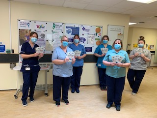 helenskinner99's tweet image. SCN Lindsey Wallace and her team on Balgonie Ward at Cameron Hospital are gearing up for Dementia Awareness Week next week by asking all staff and visitors to the ward to sign up to be a Dementia Friend @nhsfife @alzscot @AlzScotDNC @DPDSFife  #DementiaAwareness #oneweething