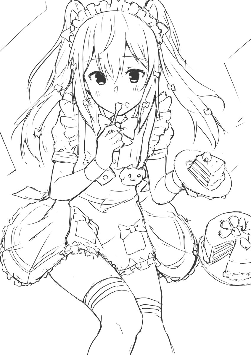 [WIP] たまき誕生日Sketch.... 