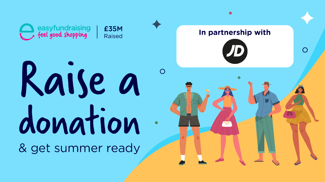 easyuk's tweet photo. Whether you're planning a sunny holiday when possible or just upgrading your wardrobe for a stylish summer, shop through easyfundraising to raise a donation for your cause. https://t.co/y4lNyAi8al https://t.co/4vtDK7nKDl