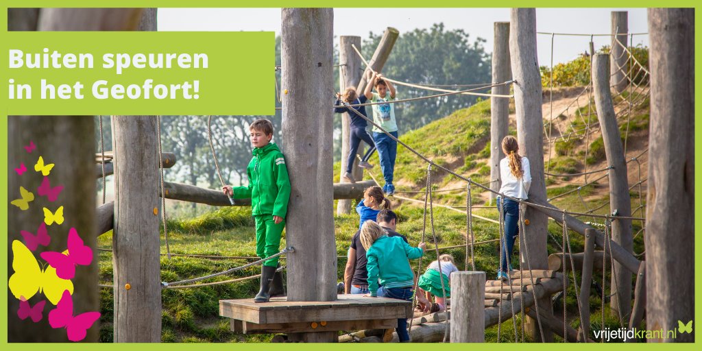 Buiten speuren in het GeoFort! 🔍🌎

In het <a href="/GeoFort/">GeoFort</a> kun je binnen nog niet terecht, maar #buiten is genoeg te #beleven. #Klim in de #speurtuin over de touwen de #bunker op. Verdwaal eens in het #klimaat- en #geurendoolhof.

Lees hier het gehele artikel:
👉bit.ly/3v8btRw