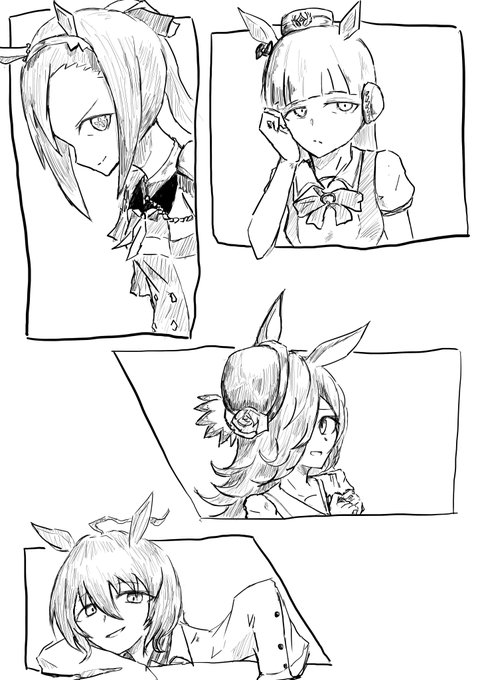 #ウマ娘 
好きなウマ娘描いたの 